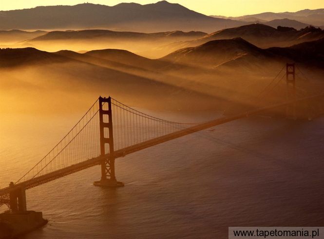 Golden Gate Bridge, Tapety Budowle, Budowle tapety na pulpit, Budowle