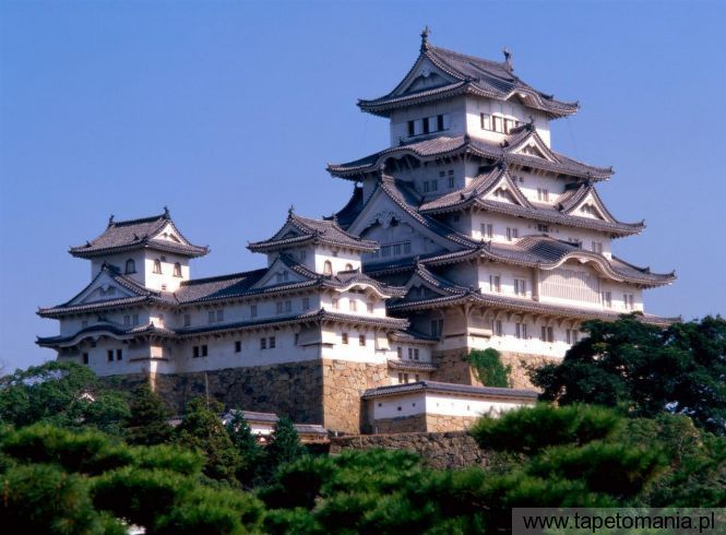 Himeji Castle, Tapety Budowle, Budowle tapety na pulpit, Budowle