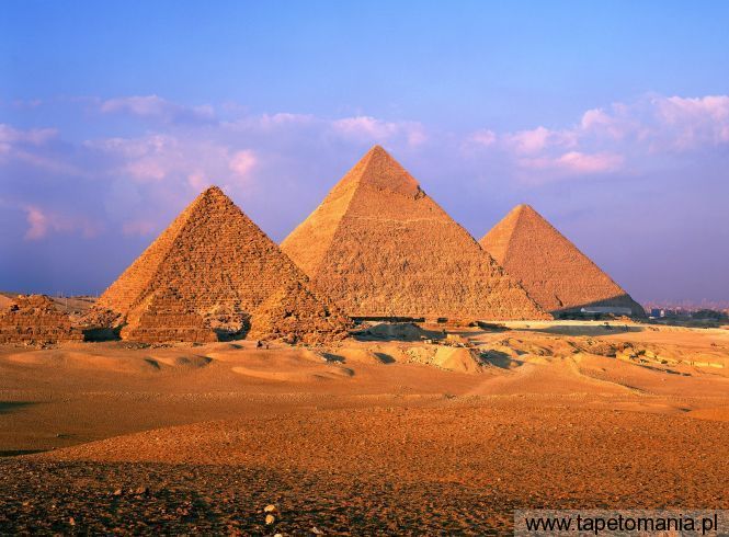 Pyramids of Giza, Tapety Budowle, Budowle tapety na pulpit, Budowle