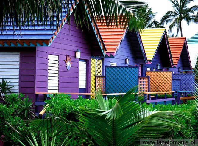 colorful houses, Tapety Budowle, Budowle tapety na pulpit, Budowle