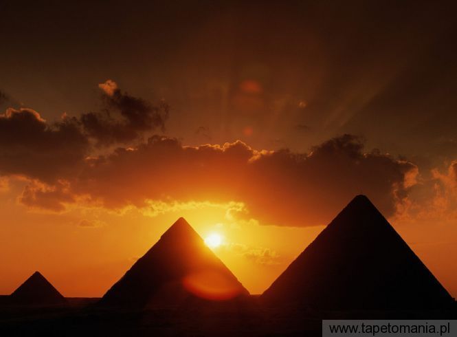 pyramids at sunset, Tapety Budowle, Budowle tapety na pulpit, Budowle
