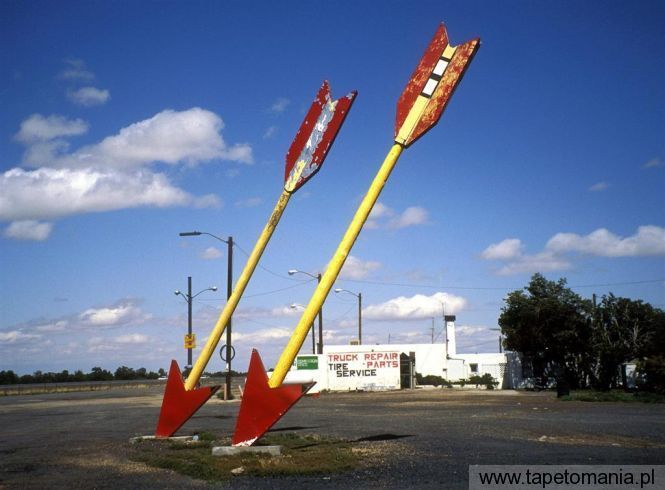 twin arrows gas station, Tapety Budowle, Budowle tapety na pulpit, Budowle