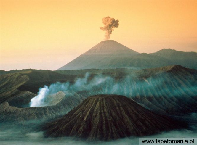 indonesian eruption, Tapety Widoki, Widoki tapety na pulpit, Widoki