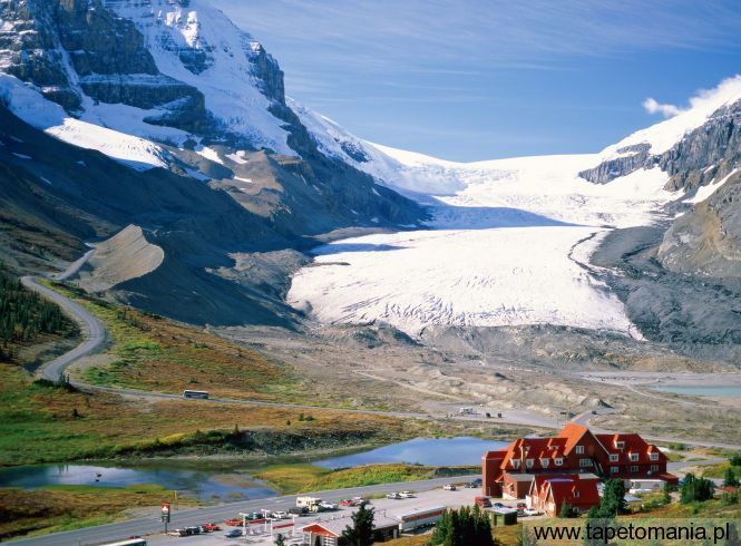 Athabasca Glacier, Tapety Góry, Góry tapety na pulpit, Góry