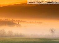 Cades Cove Sunrise, Great Smoky Mountains, Tennessee, 