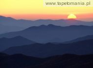 Great Smoky Mountains at Sunset, Tennessee